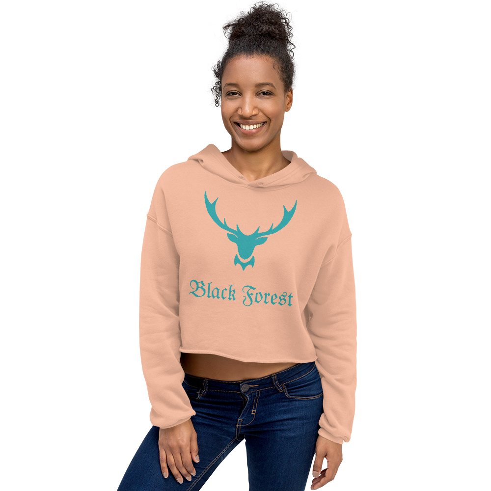 Black Forest Hirschgeweih | Cropped Hoodie