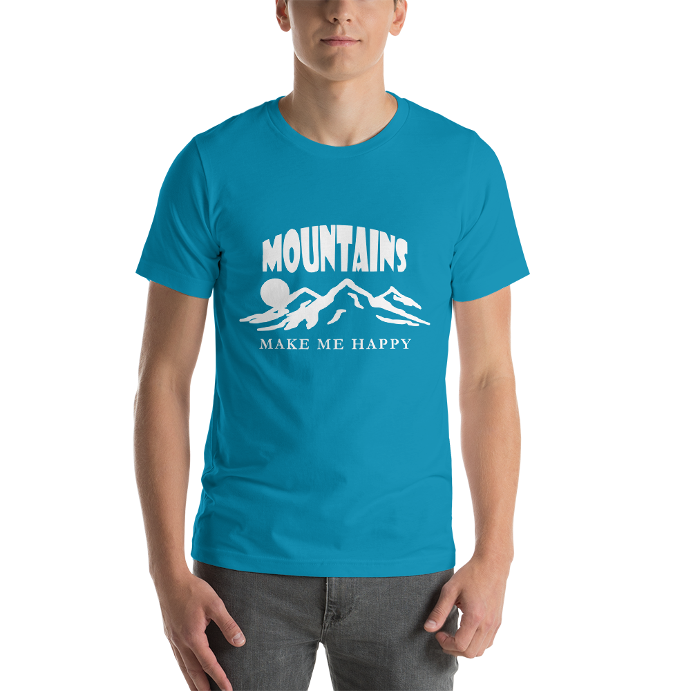 Mountains make me happy | Unisex T-Shirt