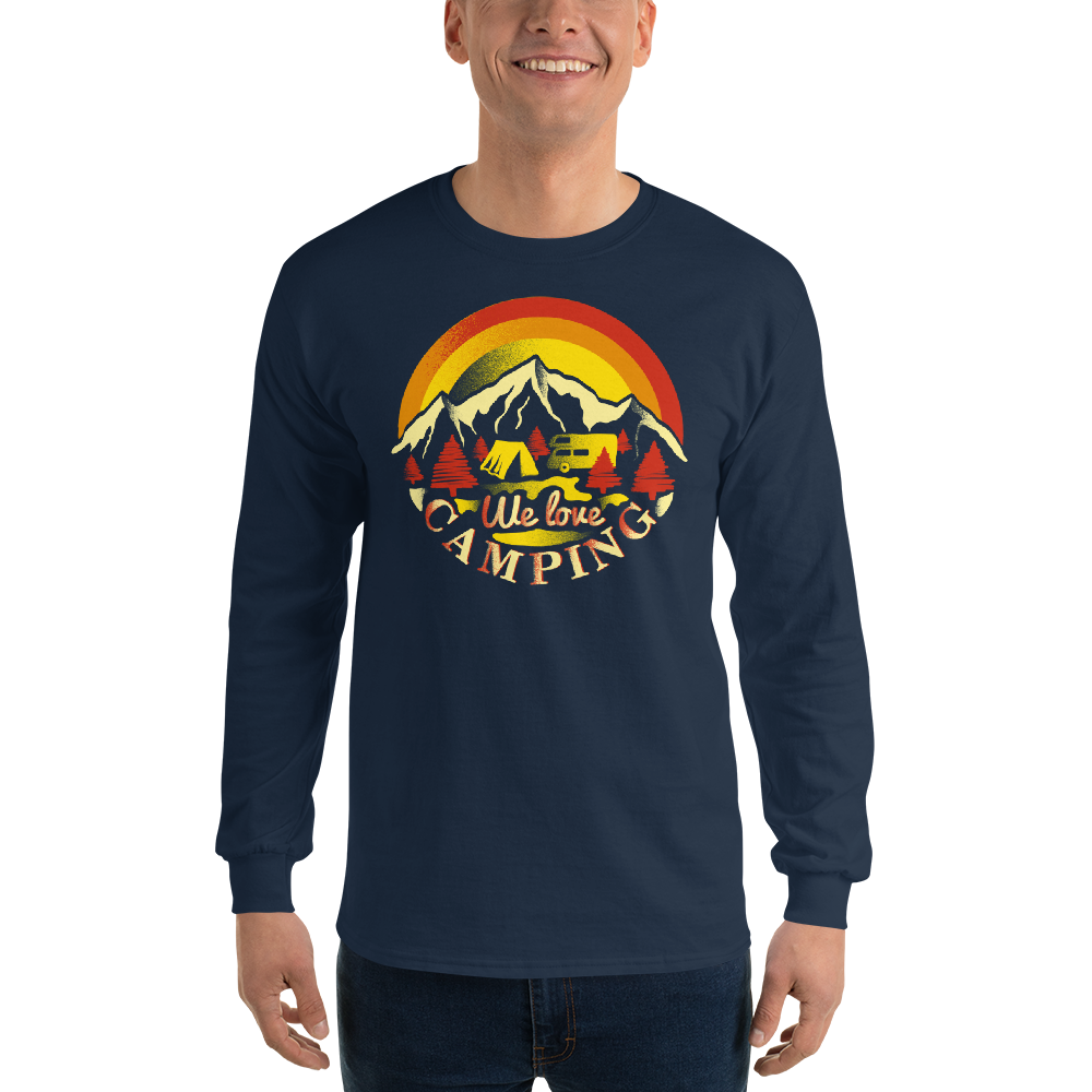 We Love Camping | Herren Longsleeve