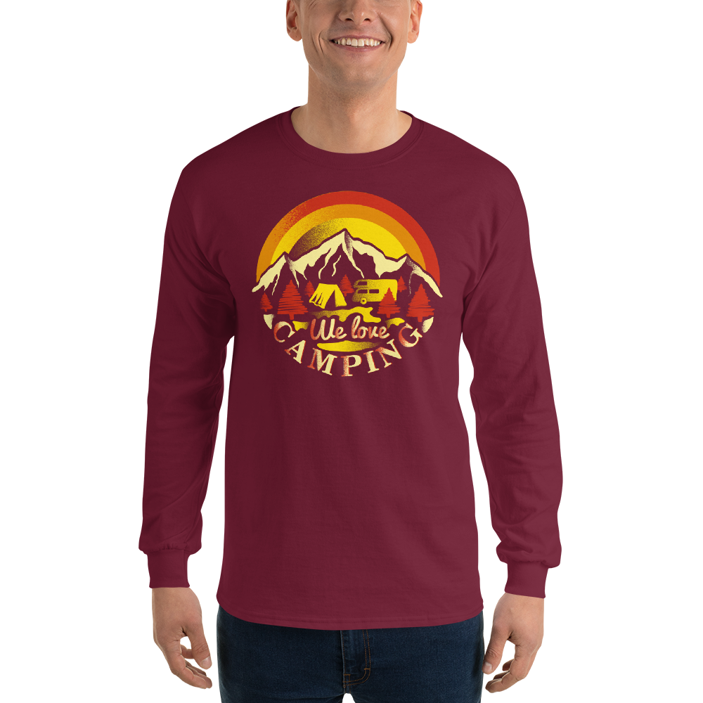 We Love Camping | Herren Longsleeve