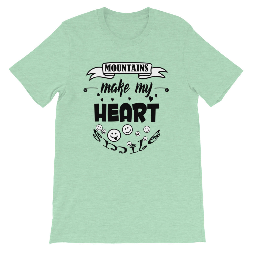 Mountains make my heart smile | Unisex T-Shirt