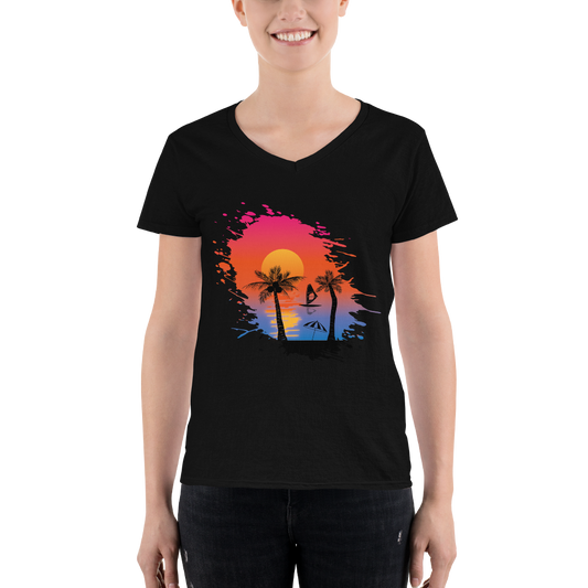 Lässiges V-Neck Shirt für Damen