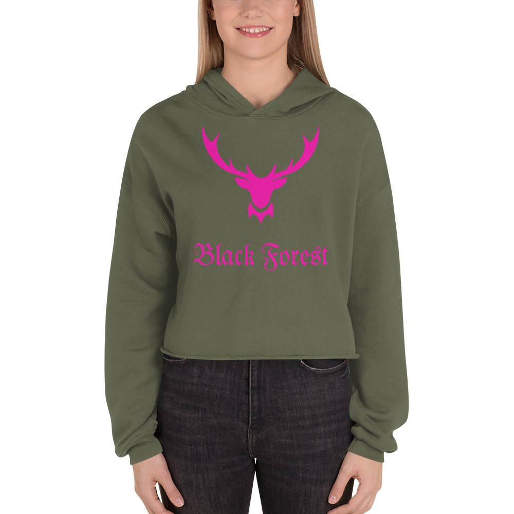 Black Forest Hirschgeweih | Cropped Hoodie