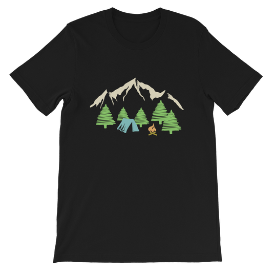 Camping und Berge | Unisex T-Shirt