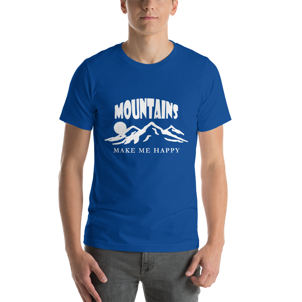 Mountains make me happy | Unisex T-Shirt