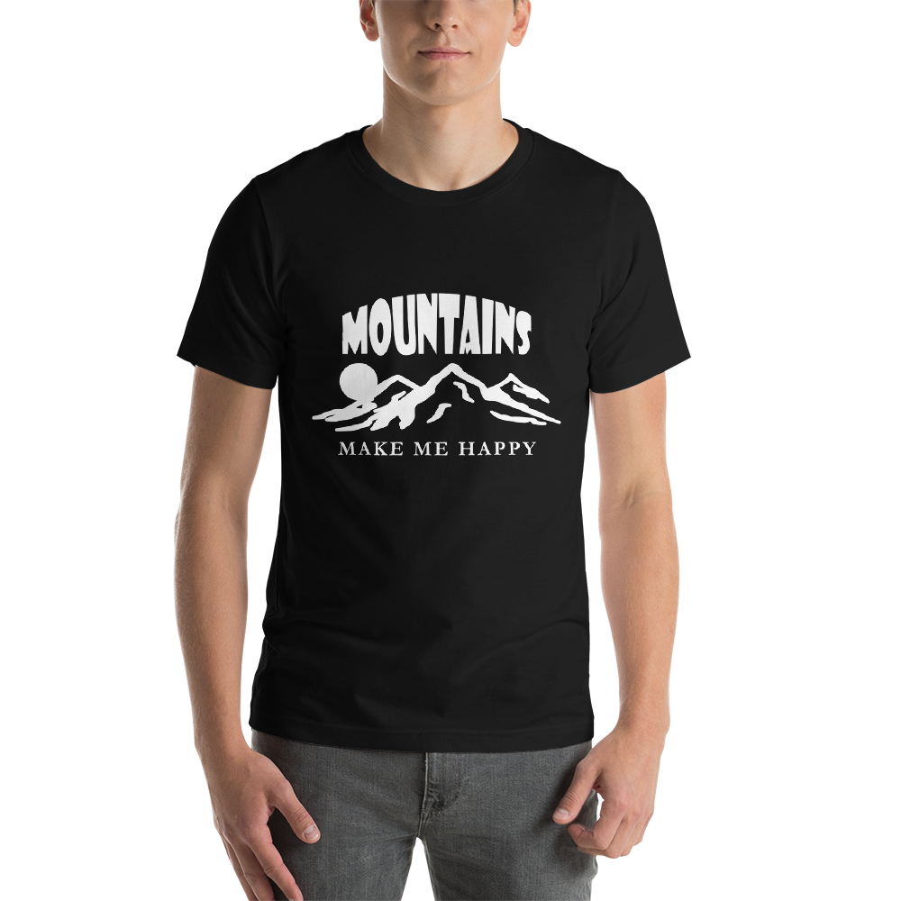 Mountains make me happy | Unisex T-Shirt