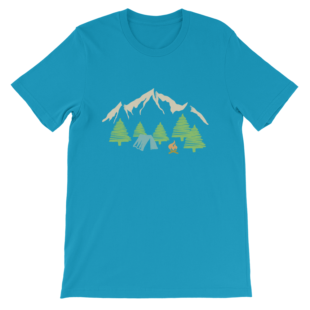 Camping und Berge | Unisex T-Shirt