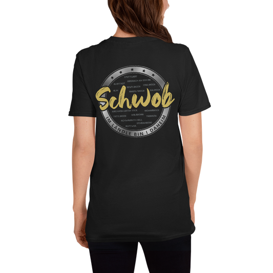Schwob - Im Ländle | Unisex T-Shirt Rückendruck