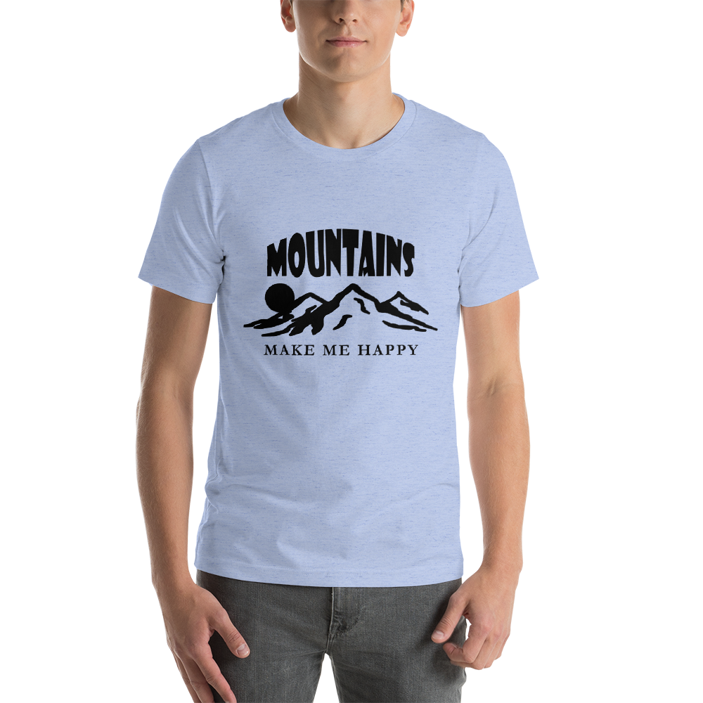 Mountains make me happy | Unisex T-Shirt