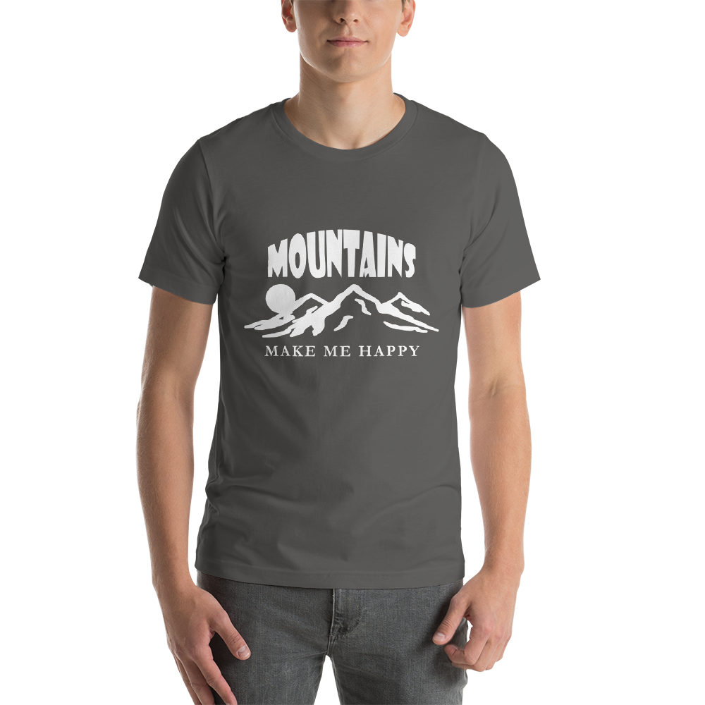 Mountains make me happy | Unisex T-Shirt