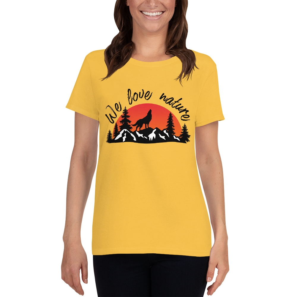 We Love Nature | Damen T-Shirt