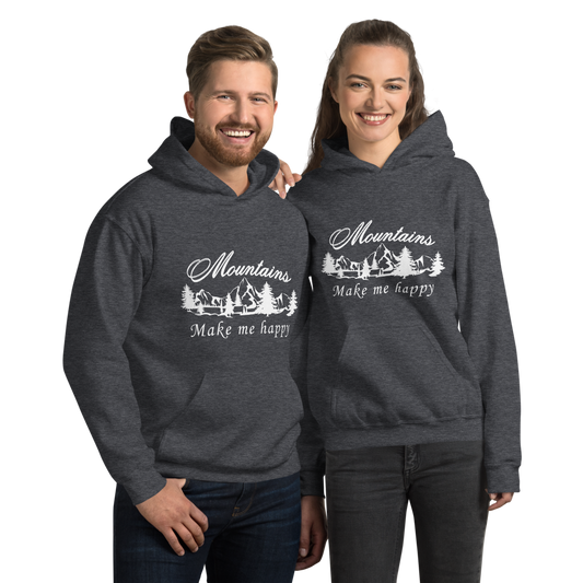 Mountains make me happy | Unisex Hoodie