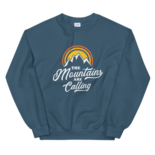Mountains are calling | Organic Sweatshirt