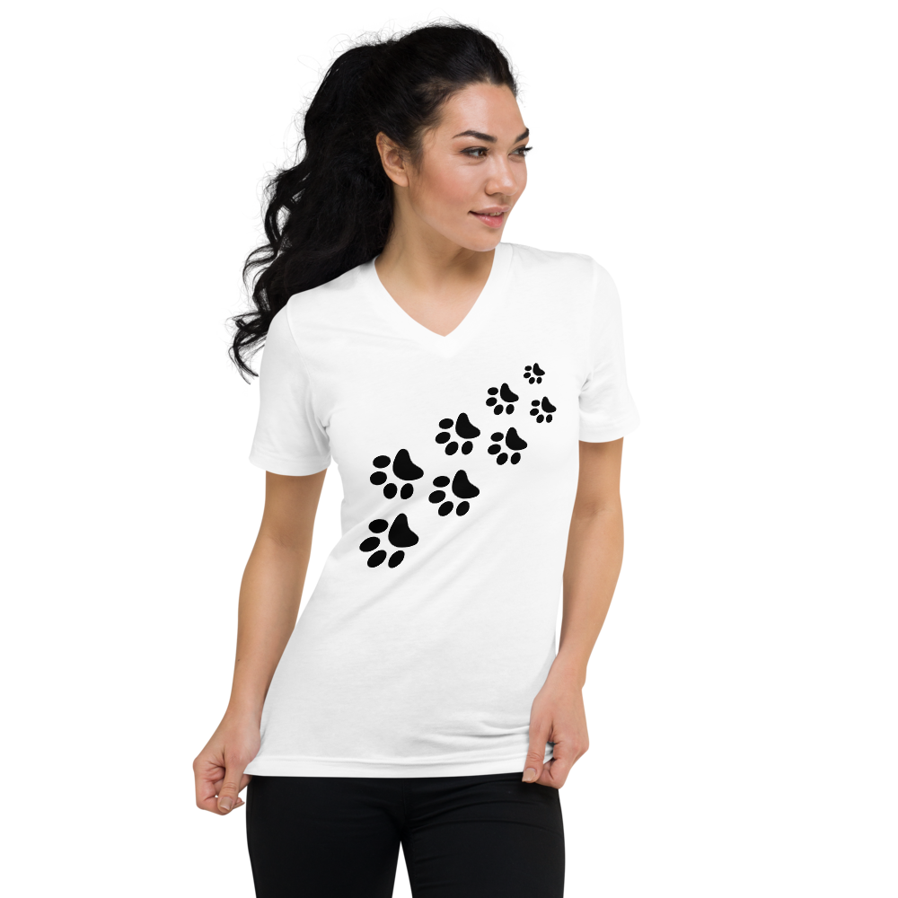 Pfotenspur | Unisex V-Neck Shirt