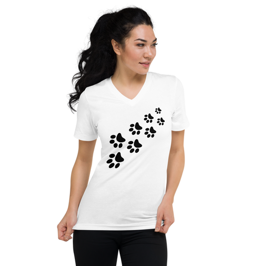 Pfotenspur | Unisex V-Neck Shirt