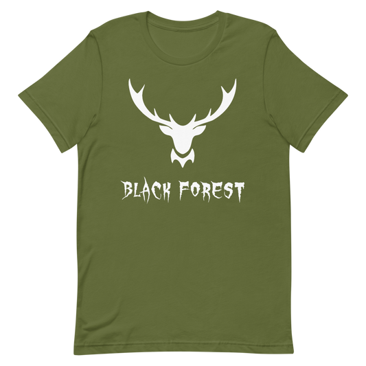 Black Forest Hirschgeweih Metal | Organic T-Shirt